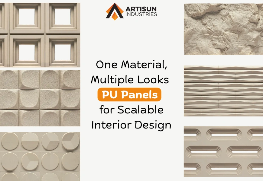 One Material, Multiple Looks - PU Panels for Scalable Interior Design