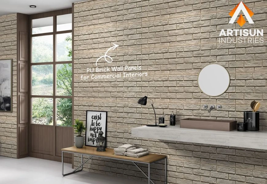 Why PU Brick Wall Panels Are Ideal for Indian Commercial Interiors