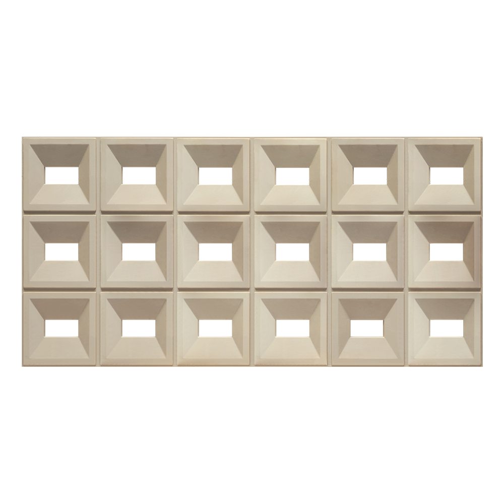 Rectangle Grid Design Wall Panel